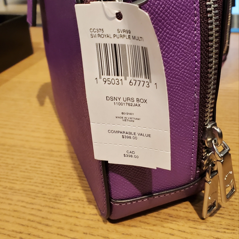 Disney X Coach Box Crossbody With Ursula Motif Little Mermaid - Picture 6 of 10